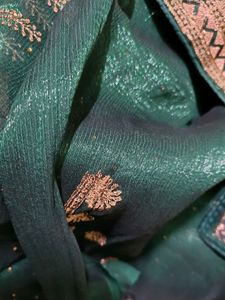 Emerald Green Saree