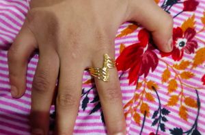 Elegant Gold Tone Ring