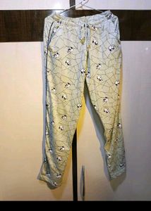 Panda Print Pajama Set