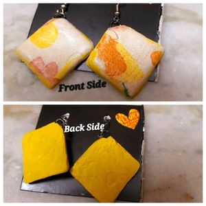 3 Pair Of Colourfull Earrings