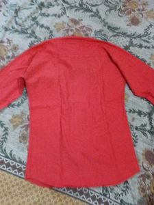 Red Casual Shirt