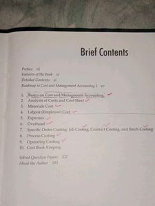 Cost and Management Accounting I