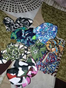Colorful Scrunchie Set Pack Of 8