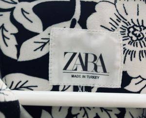 Zara Floral Print Shirt