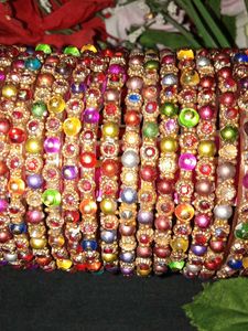 Multi Colour Chudi Set