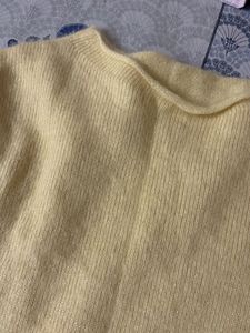Yellow Knit Pullover Sweater
