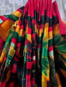 Beautiful Multicolour Gujarat Saree