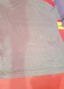 Gray V-Neck Tee