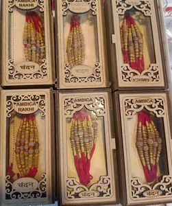💛चंदन Ambica Rakhi Set💛
