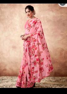 Pink Saree