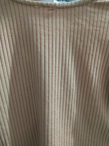 Nude Colour Knot Crop Top For Women