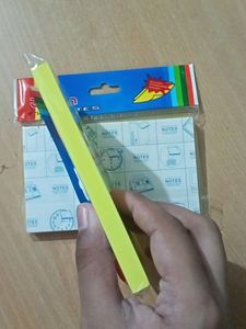 Sticky Notes , 2 Packets , 2x100 Sheets , Size- 3 in x 5 in