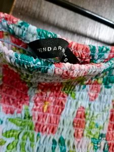 Smocked Crop Top
