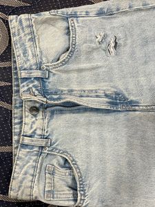 H&amp;M Ripped Wide-Leg Jeans | Tall Girl Fit