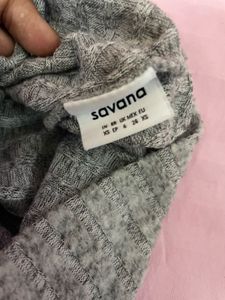 Gray Long Sleeve Savanna  Top
