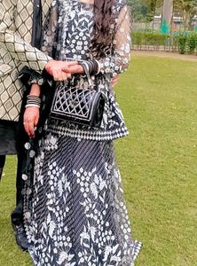 Lehnga crop top
