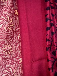 Floral Printed Unstitched Dress Material