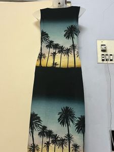 VERO MODA BRANDED Palm Tree Print Maxi Dress