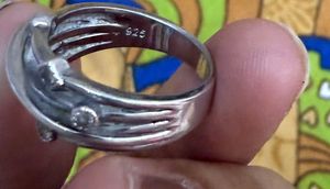 Beautiful 925 Silver Ring With Stones