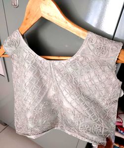 Elegant Mirror Work Blouse