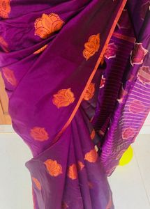 Purple Saree