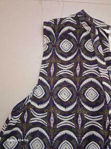 Patterned Sleeveless Top