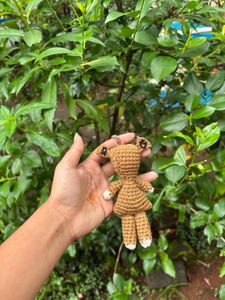 Crochet Bear Keychain