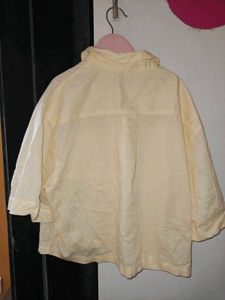 Yellow Button-Up Top