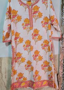 Floral Print Kurta