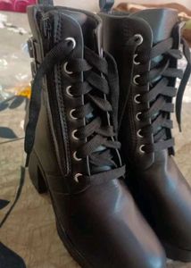 Black Platform Ankle Boots