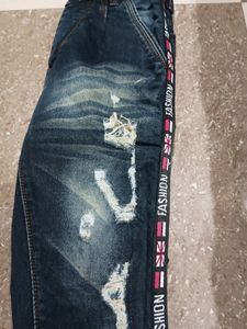 Black Distressed Jeans For Boys