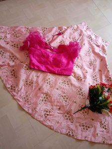 Pink Lehenga Choli Set 😍