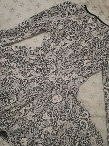 Elegant Paisley Print Dress