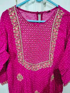 Beautiful Pink Kurta Set
