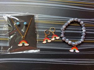 Beautiful Rainbow Charm Jewellery Combo Offer ❤