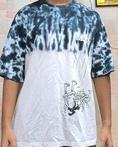 Tie-Dye Anime Graphic Tee