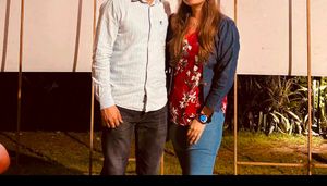 Navy Blue Denim Front Open Jacket..