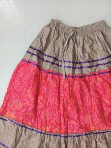 Tiered Maxi Skirt || Indo Western