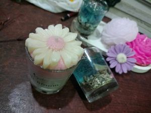 Scented Candle With Lavender Fragrance