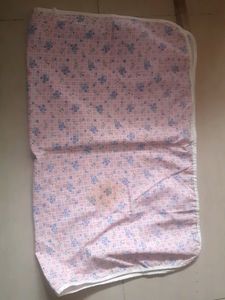Girl Baby Matress And Bedsheet