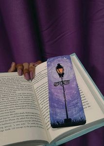 Purple Themed Street Light Bookmark ✨️💫