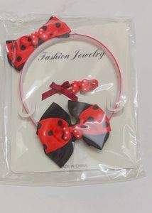Ladybug Hair Accessory Set