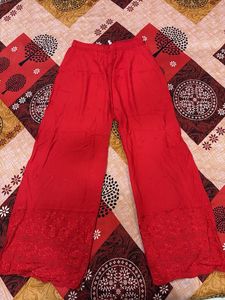 Red Daily Plazoo Pant