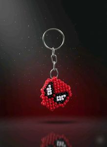 spiderman Handmade Beaded Keychain (single piece)