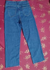Blue Straight Jeans