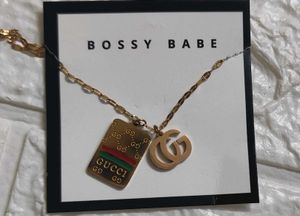 Gucci Inspired Gold Necklace