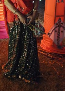 ghaghra and choli (no dupatta)