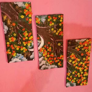 3 Piece Modern Wall Hanging