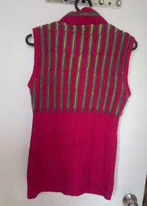 WOMEN SLEEVELESS CARDIGAN