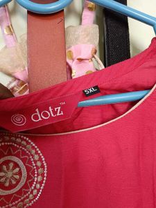 Pink Medallion Tunic Dress